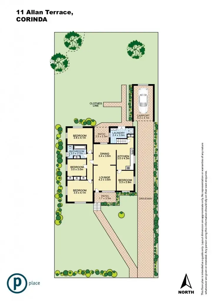 Floorplan of Homely house listing, 11 Allan Terrace, Corinda QLD 4075