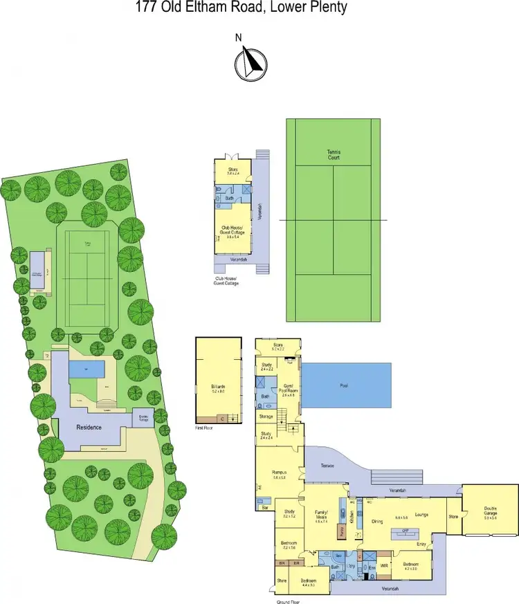 Floorplan of Homely house listing, 177 Old Eltham Road, Lower Plenty VIC 3093