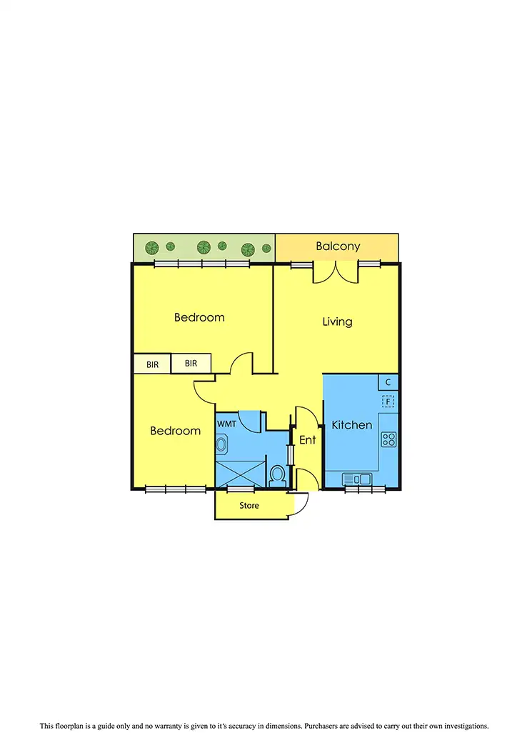 Floorplan of Homely apartment listing, 2/19 Camden Street, St Kilda East VIC 3183
