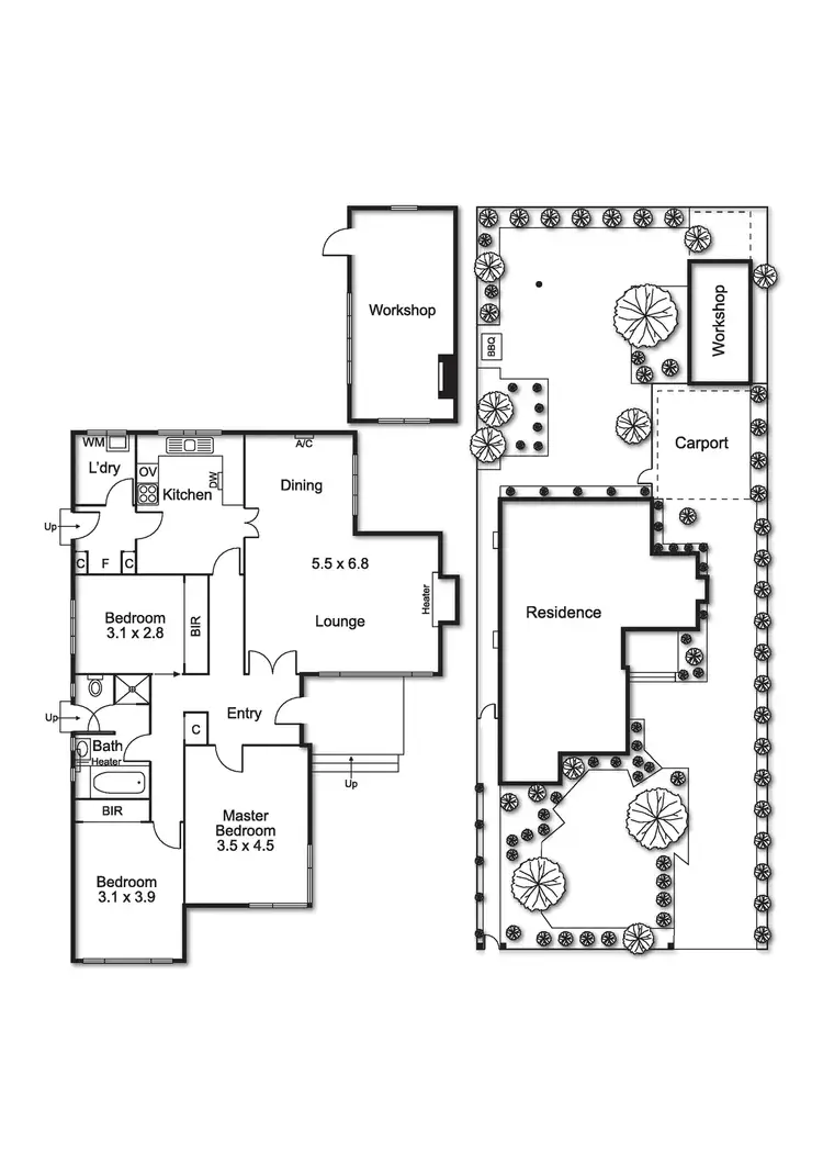 Floorplan of Homely house listing, 20 Elizabeth Street, Bentleigh East VIC 3165
