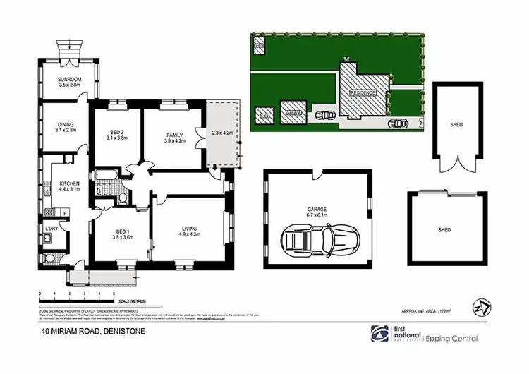 Floorplan of Homely house listing, 40 Miriam Road, Denistone NSW 2114