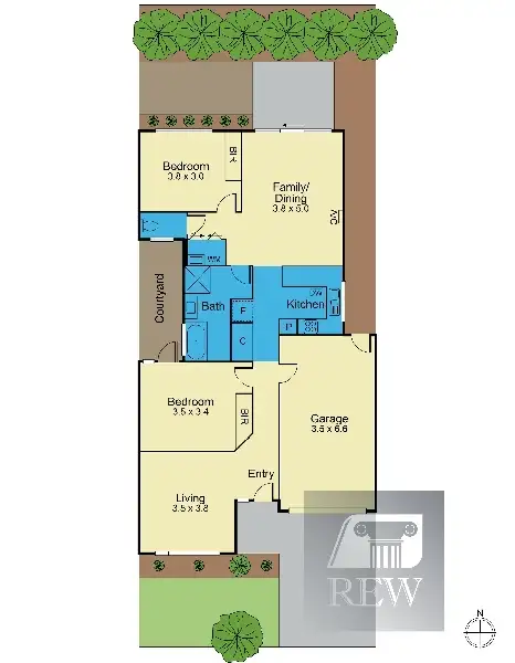 Floorplan of Homely house listing, 9 Tintern Loop, Hillside VIC 3037