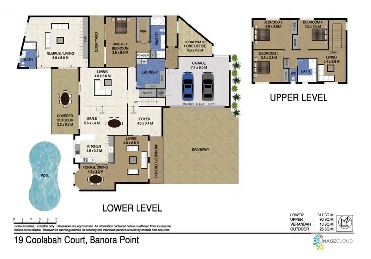 Floorplan of Homely house listing, 17 Coolabah Ct, Banora Point NSW 2486