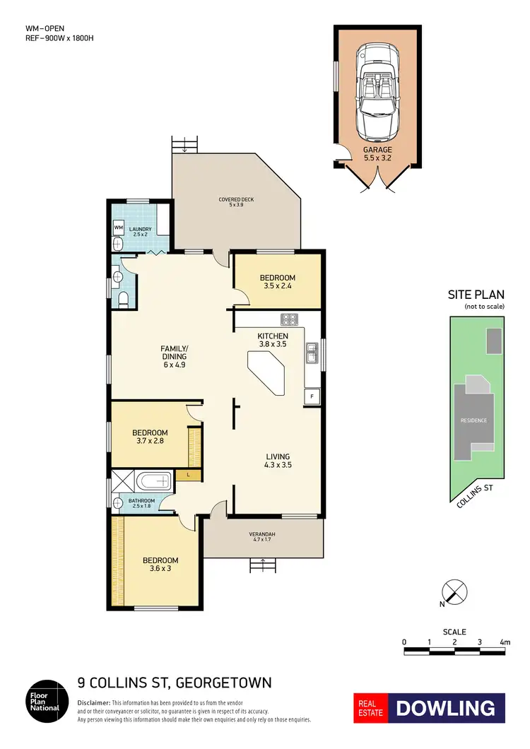 Floorplan of Homely house listing, 9 Collins Street, Georgetown NSW 2298