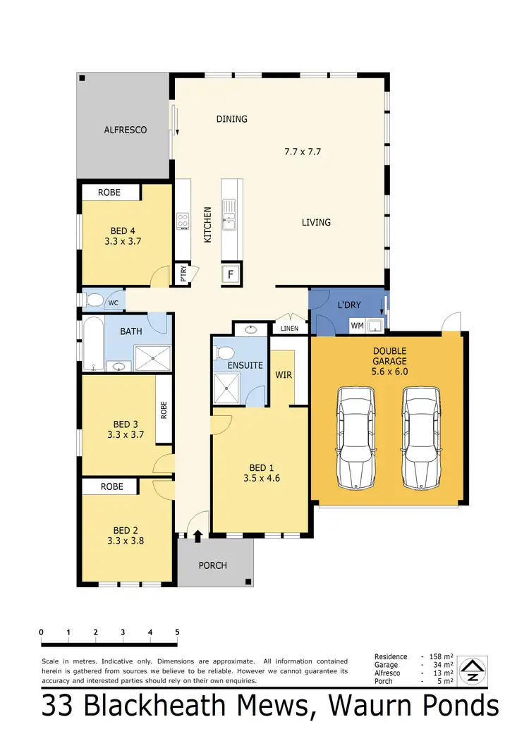 Floorplan of Homely house listing, 33 Blackheath Mews, Waurn Ponds VIC 3216