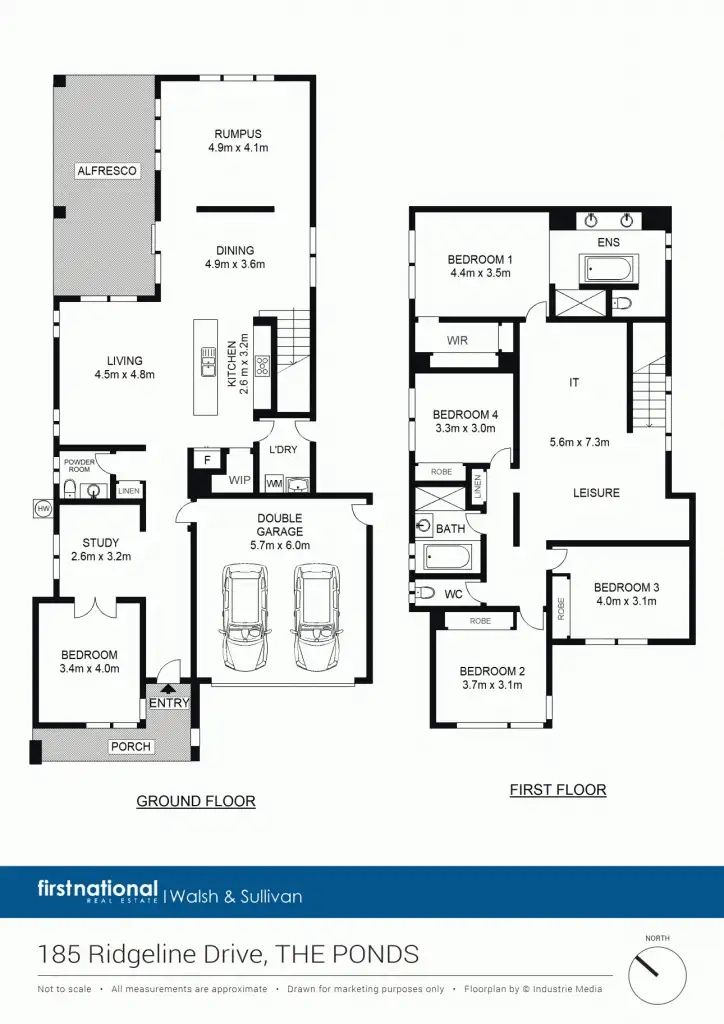Floorplan of Homely house listing, 185 Ridgeline Drive, The Ponds NSW 2769