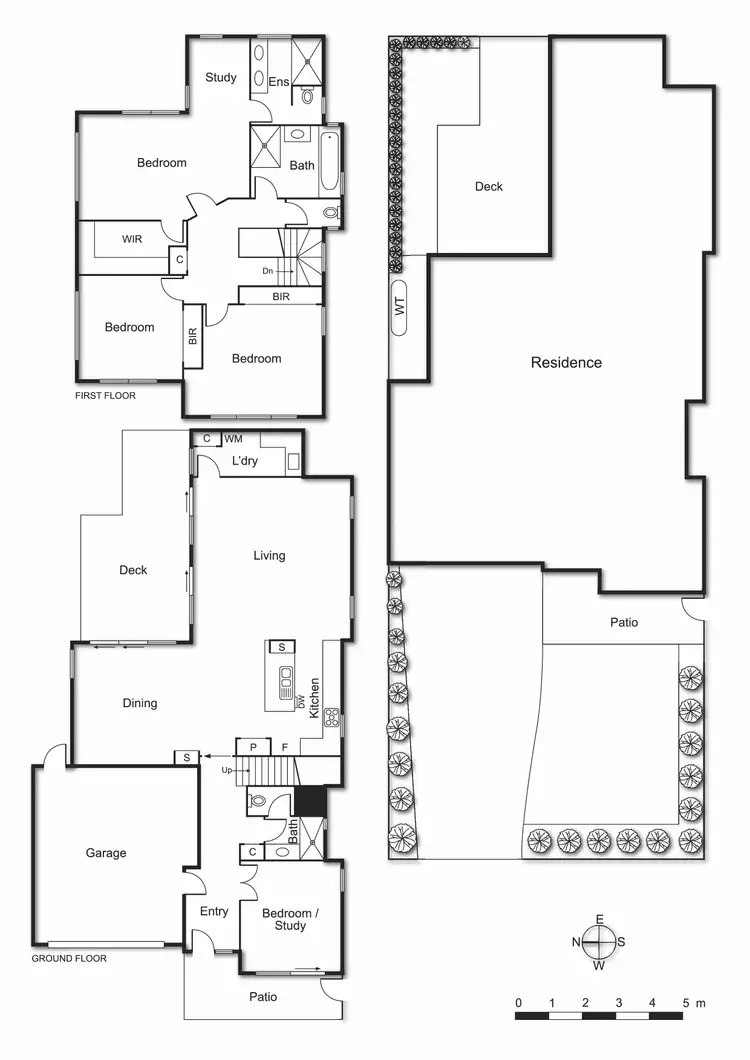 Floorplan of Homely townhouse listing, 1/10 Byron Street, Carnegie VIC 3163