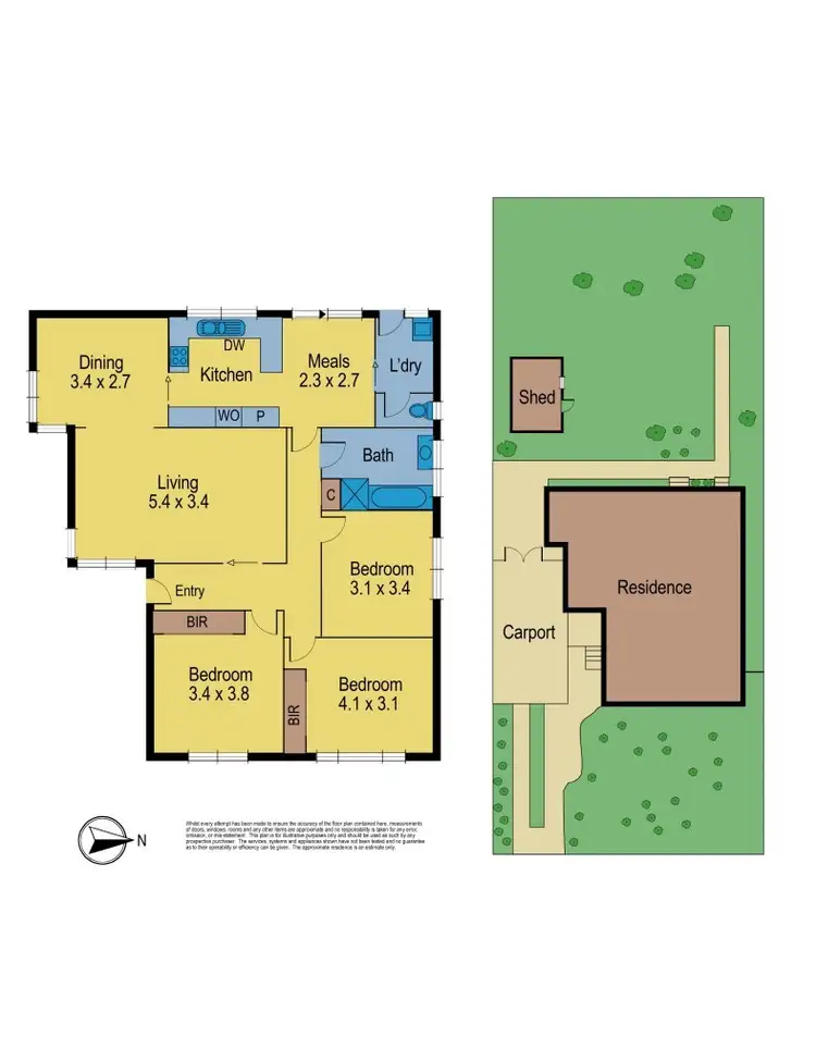 Floorplan of Homely house listing, 5 Lauder Drive, Bundoora VIC 3083