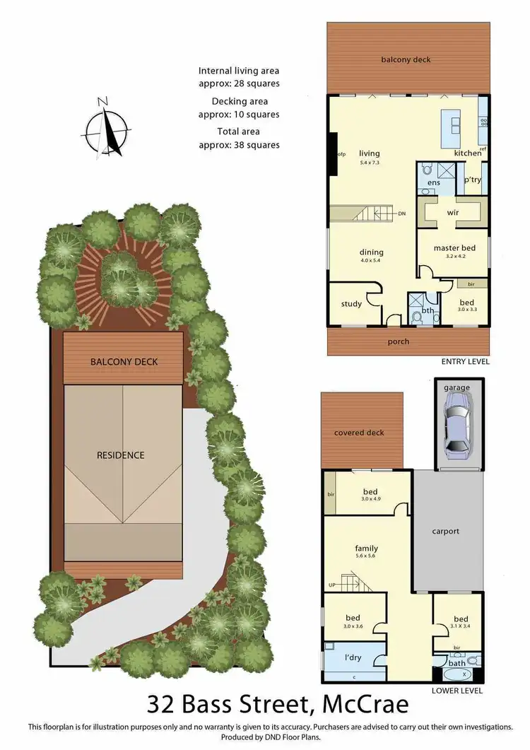Floorplan of Homely house listing, 32 Bass Street, Mccrae VIC 3938