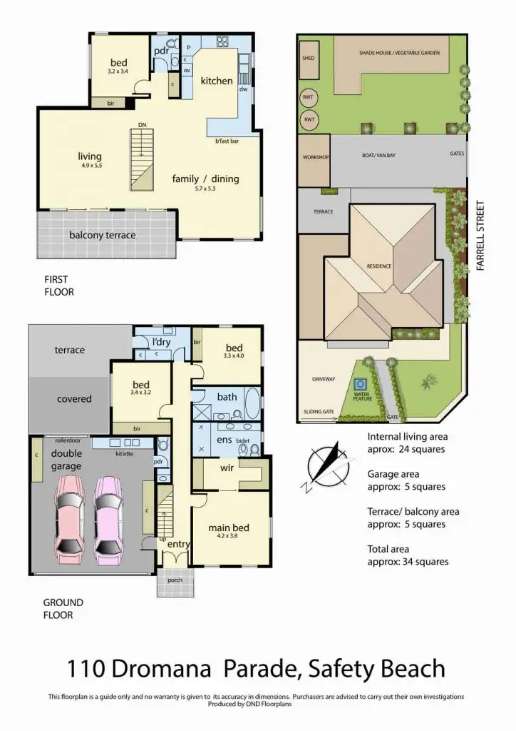 Floorplan of Homely house listing, 110 Dromana Parade, Safety Beach VIC 3936