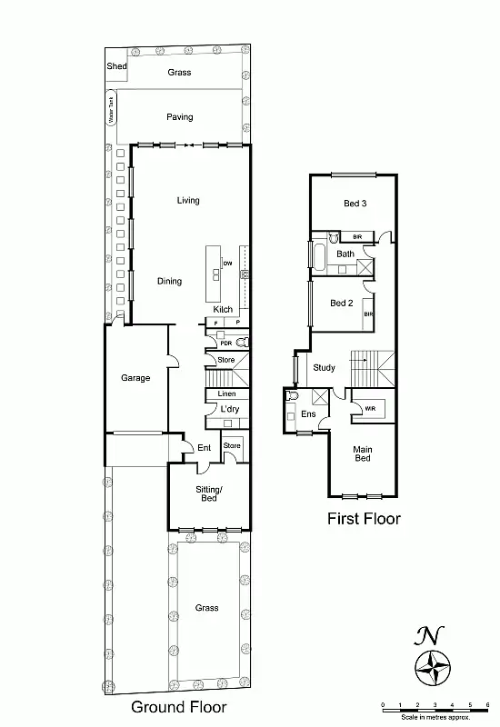 Floorplan of Homely townhouse listing, 11A Harding Street, Bentleigh VIC 3204