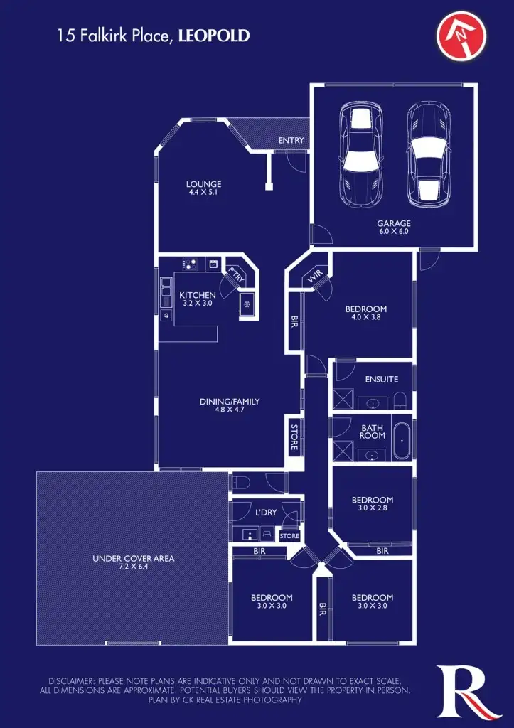 Floorplan of Homely house listing, 15 Falkirk Place, Leopold VIC 3224