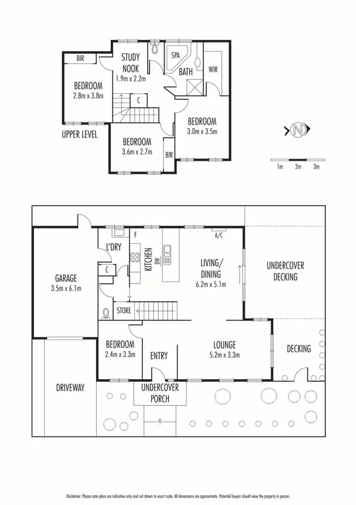 Floorplan of Homely townhouse listing, 35a Rayner Street, Altona VIC 3018