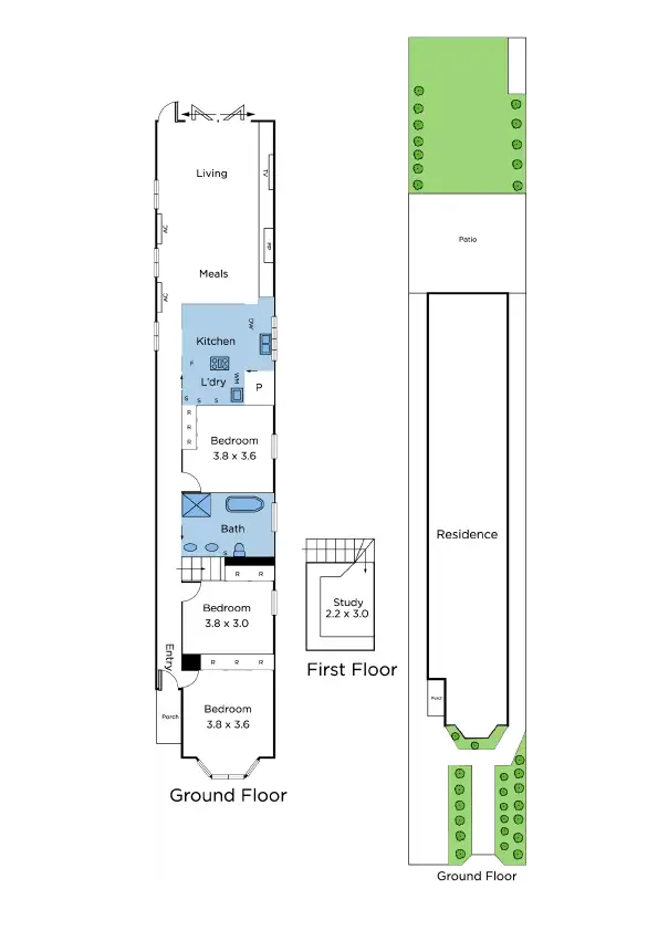 Floorplan of Homely house listing, 27 Princess Street, Yarraville VIC 3013