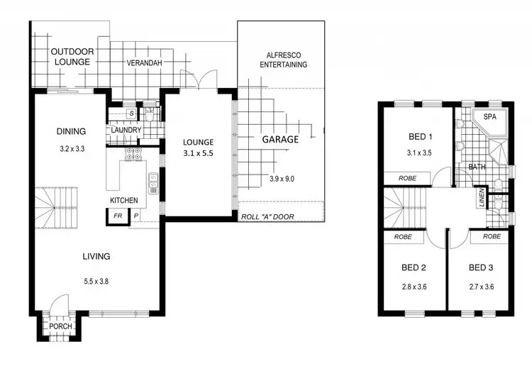 Floorplan of Homely house listing, 1/490 Portrush Road, St Georges SA 5064