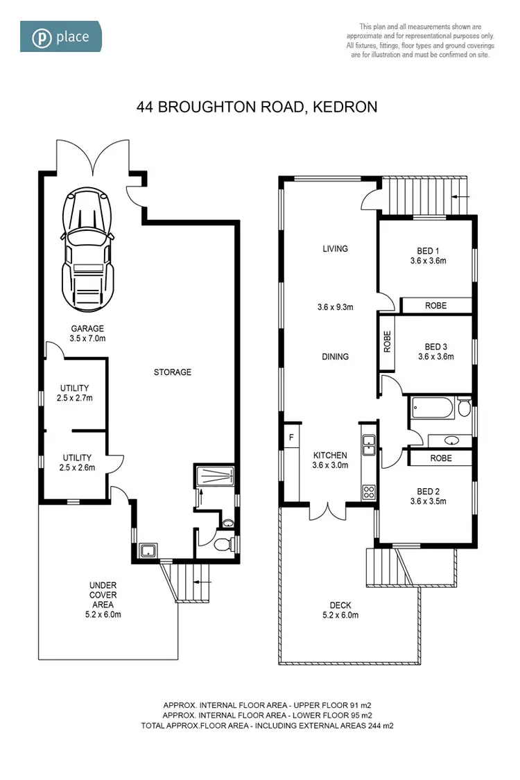 Floorplan of Homely house listing, 44 Broughton Road, Kedron QLD 4031