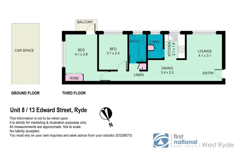 Floorplan of Homely unit listing, 8/13 Edward Street, Ryde NSW 2112