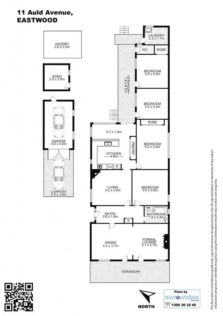 Floorplan of Homely house listing, 11 Auld Avenue, Eastwood NSW 2122