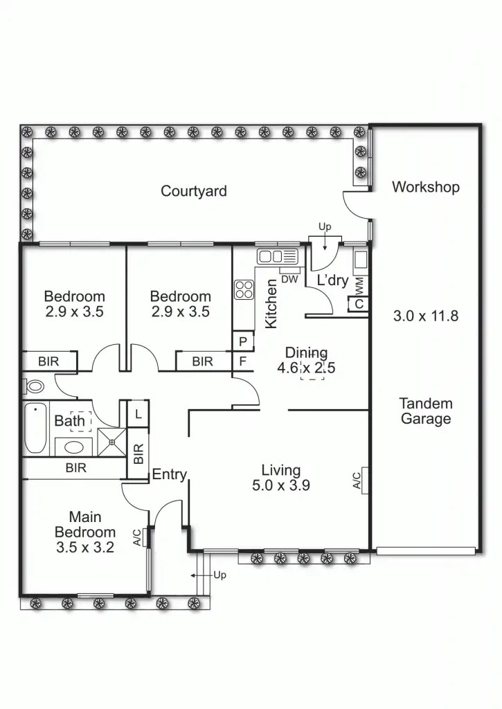 Floorplan of Homely house listing, 2/30 Marquis Road, Bentleigh VIC 3204