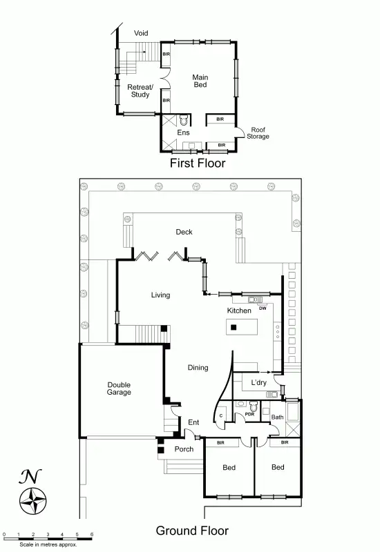 Floorplan of Homely townhouse listing, 2/5 Small Road, Bentleigh VIC 3204