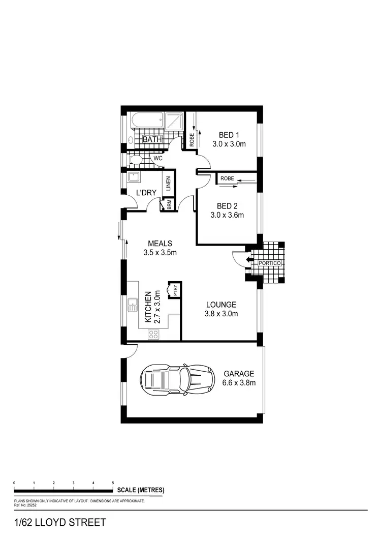 Floorplan of Homely house listing, 1/62 Lloyd Street, Strathdale VIC 3550