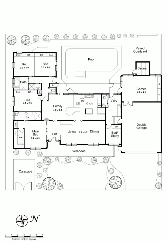 Floorplan of Homely house listing, 54 Gladwyn Avenue, Bentleigh East VIC 3165