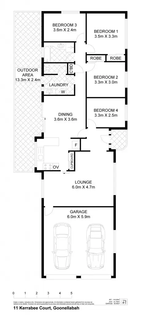 Floorplan of Homely house listing, 11 Kerrabee Court, Goonellabah NSW 2480