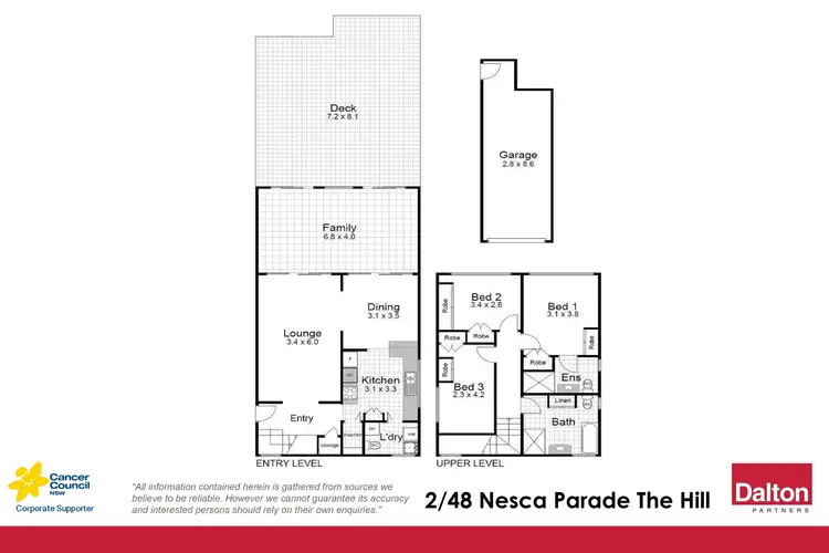 Floorplan of Homely unit listing, 2/48 Nesca Parade, The Hill NSW 2300