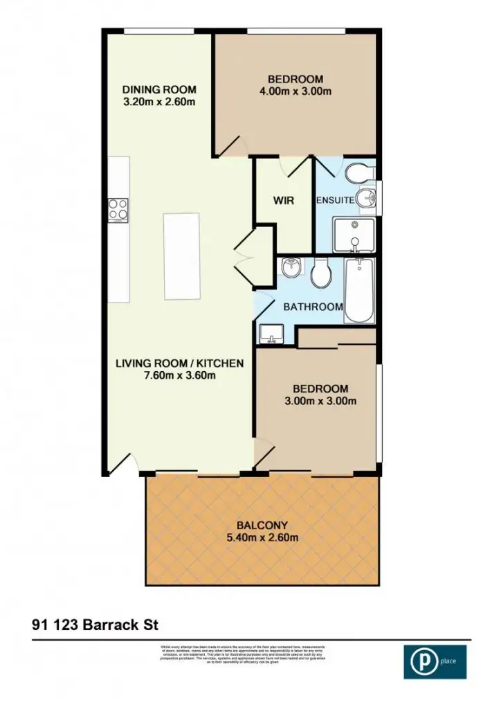 Floorplan of Homely unit listing, 91/123 Barrack Road, Murarrie QLD 4172