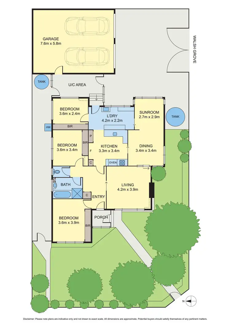 Floorplan of Homely house listing, 2 Walsgott Street, North Geelong VIC 3215