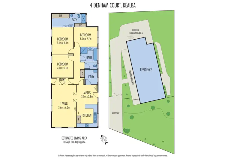Floorplan of Homely house listing, 4 Denham Court, Kealba VIC 3021