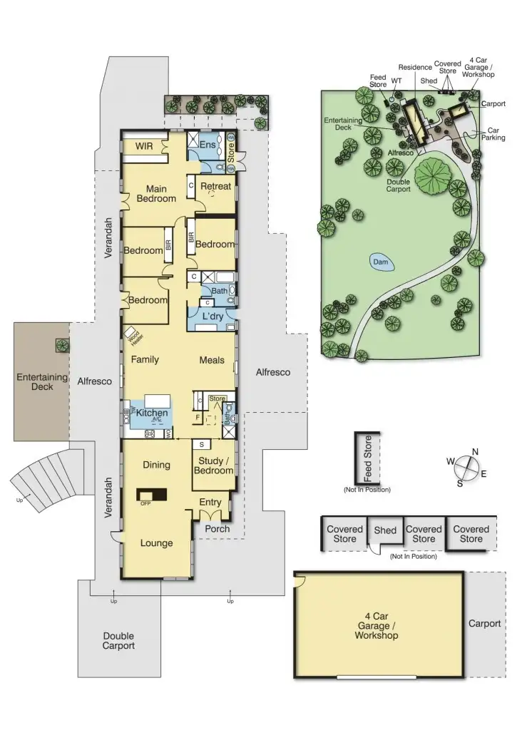 Floorplan of Homely house listing, 121 Bishop Avenue, Diamond Creek VIC 3089