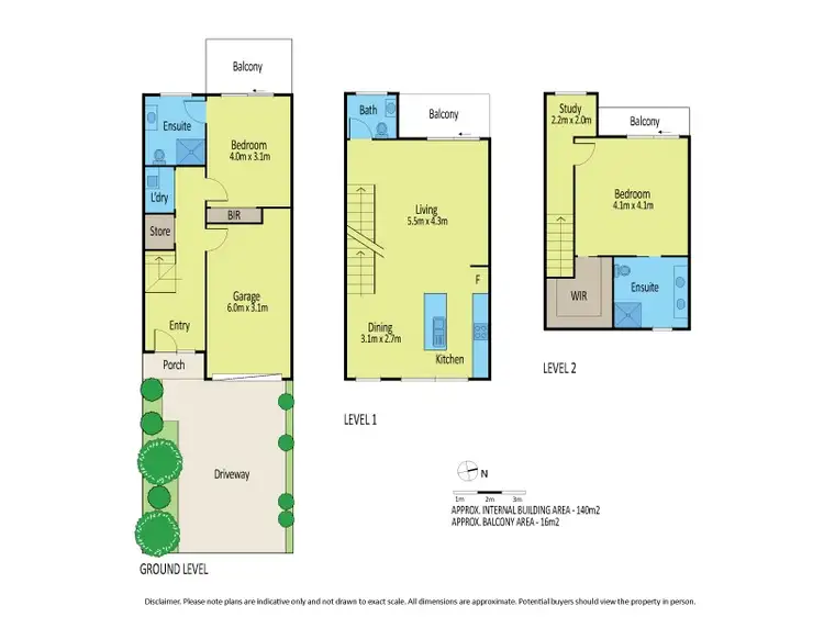 Floorplan of Homely townhouse listing, 12 Rourke Lane, Kensington VIC 3031