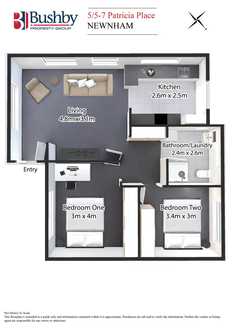 Floorplan of Homely unit listing, 5/5-7 Patricia Place, Newnham TAS 7248