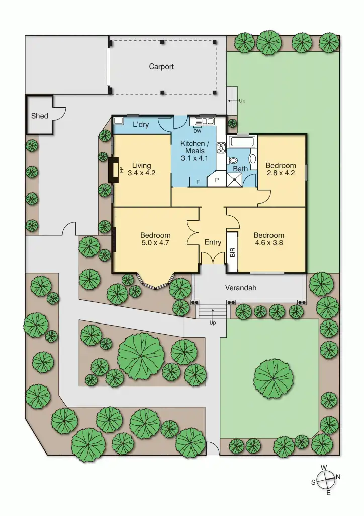 Floorplan of Homely house listing, 27 Ashton Street, Reservoir VIC 3073