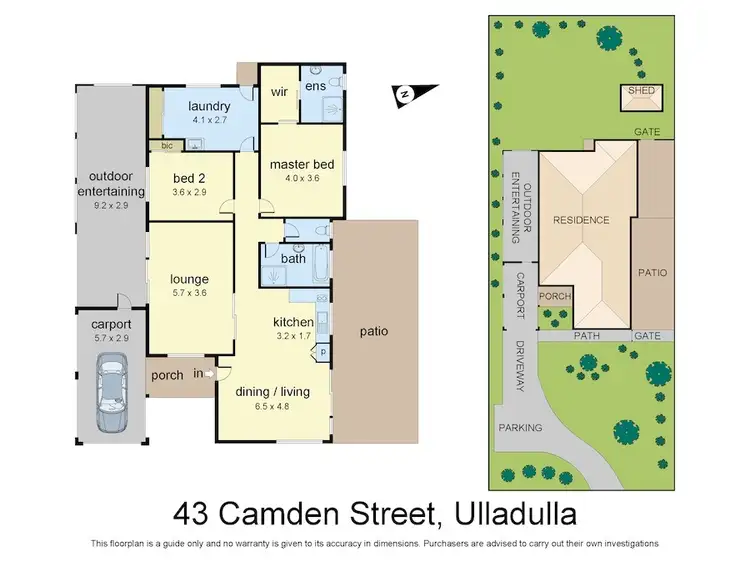 Floorplan of Homely house listing, 43 Camden Street, Ulladulla NSW 2539