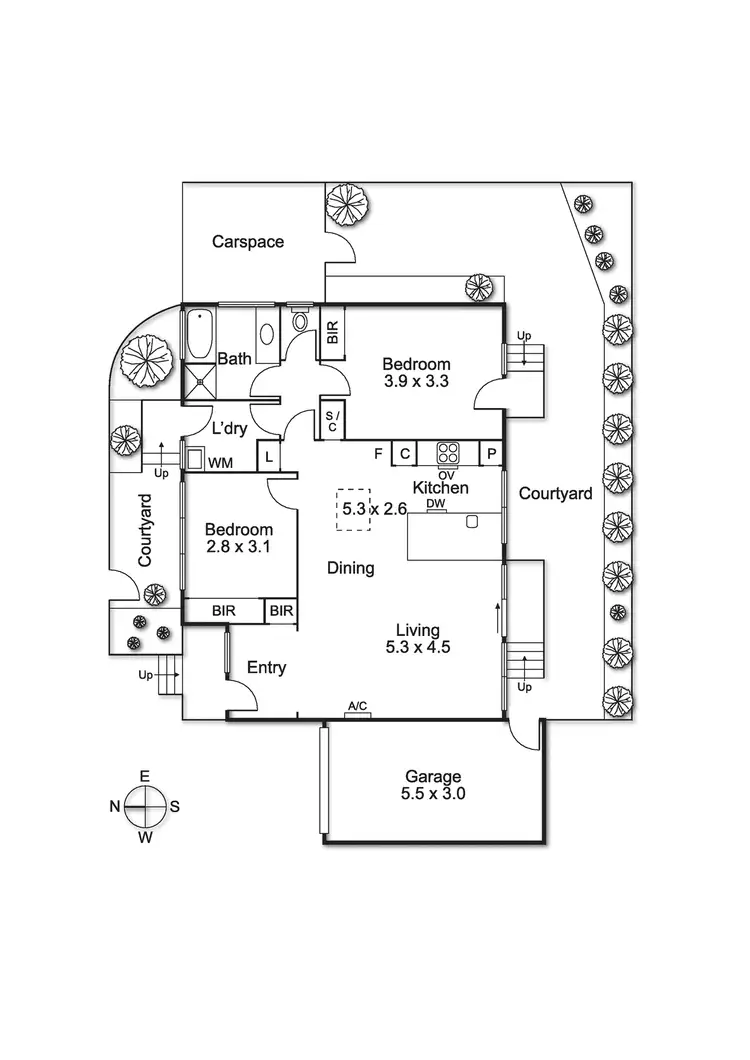Floorplan of Homely house listing, 5/778 Hampton Street, Brighton VIC 3186