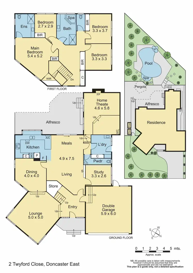 Floorplan of Homely house listing, 2 Twyford Close, Doncaster East VIC 3109