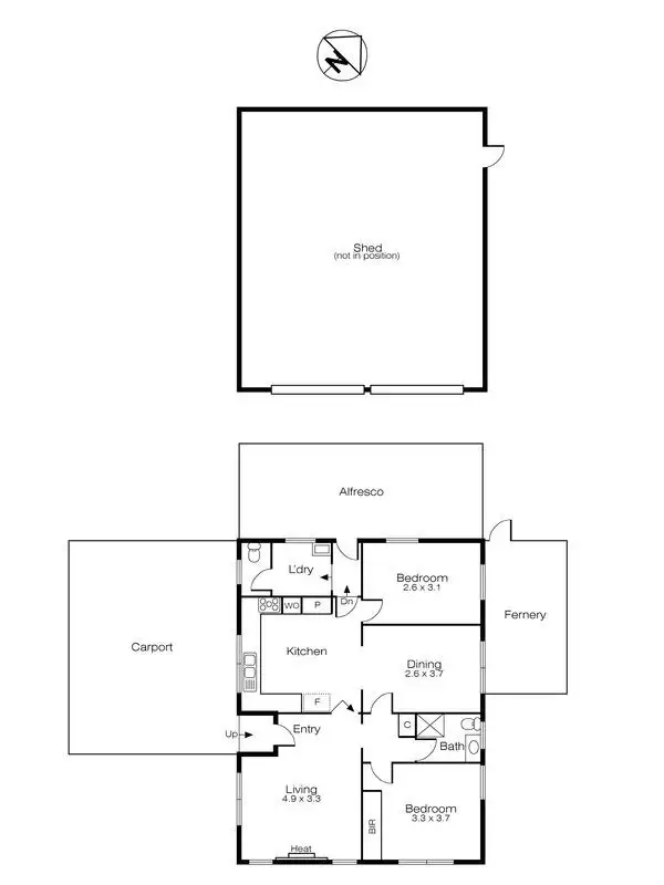 Floorplan of Homely house listing, 41 Maple Avenue, Wendouree VIC 3355