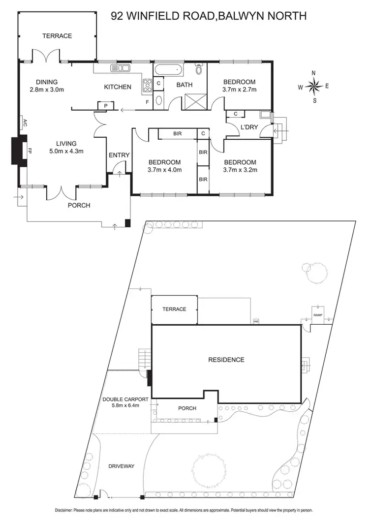 Floorplan of Homely house listing, 92 Winfield Road, Balwyn North VIC 3104
