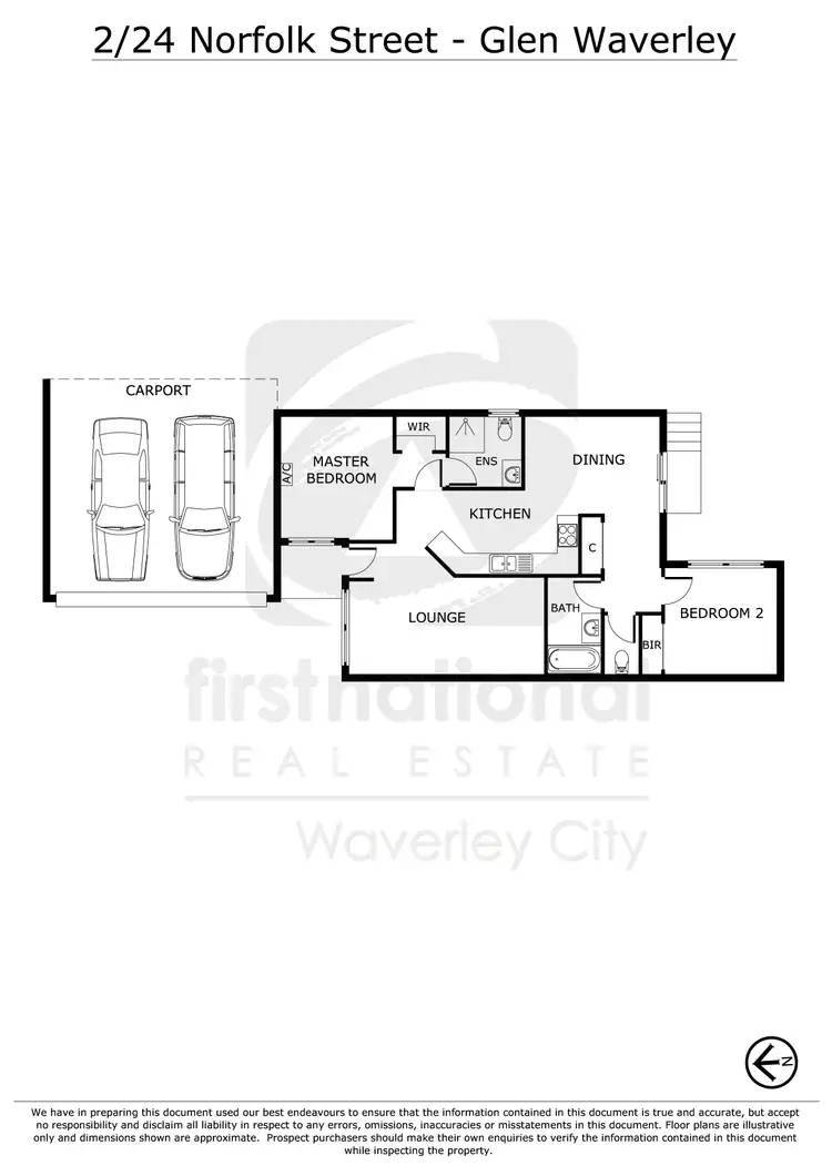 Floorplan of Homely unit listing, 2/24 Norfolk Street, Glen Waverley VIC 3150