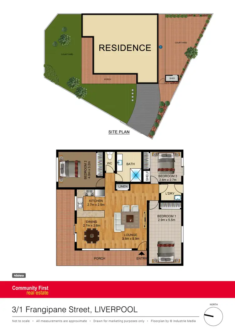Floorplan of Homely house listing, 3/1 Frangipane Avenue, Liverpool NSW 2170