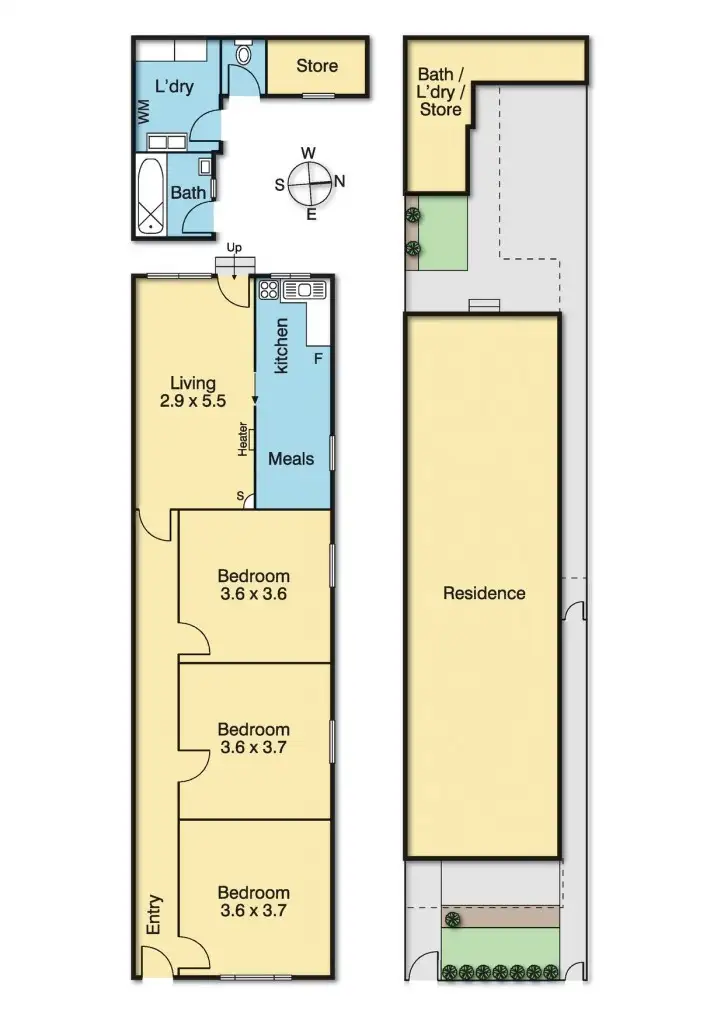 Floorplan of Homely house listing, 324 Burnley Street, Richmond VIC 3121