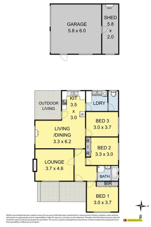 Floorplan of Homely house listing, 1 Sturt Street, Sunshine VIC 3020