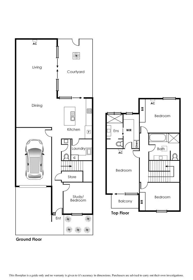 Floorplan of Homely townhouse listing, 10 Evergreen Circuit, Cheltenham VIC 3192