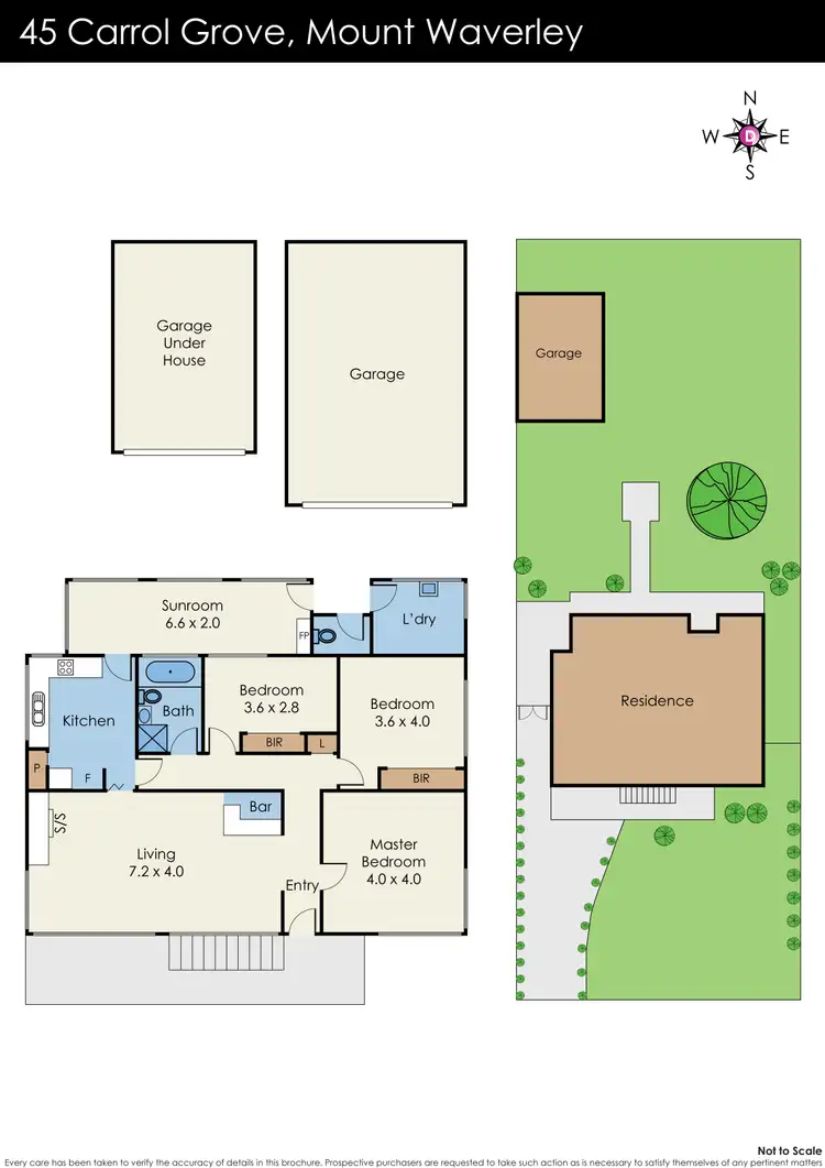 Floorplan of Homely house listing, 45 Carrol Grove, Mount Waverley VIC 3149