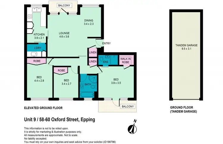 Floorplan of Homely unit listing, 9/58-60 Oxford Street, Epping NSW 2121