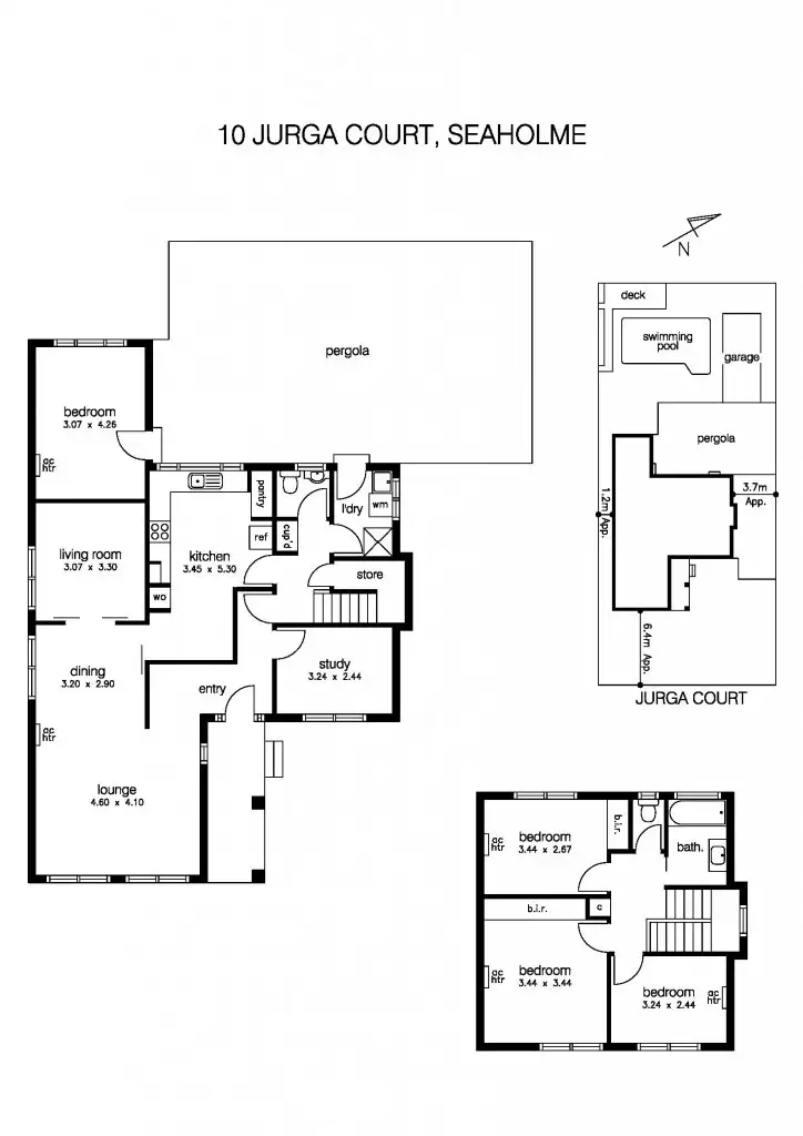 Floorplan of Homely house listing, 10 Jurga Court, Seaholme VIC 3018