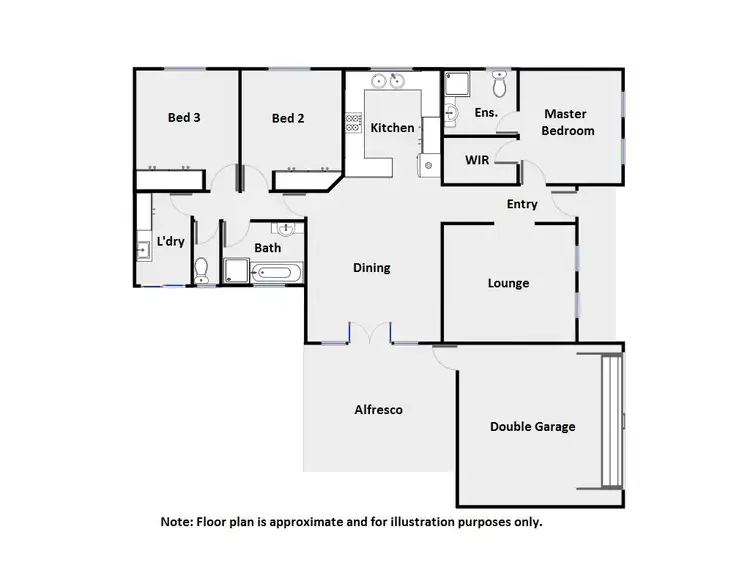 Floorplan of Homely house listing, 2 Ontario Park Drive, Mildura VIC 3500
