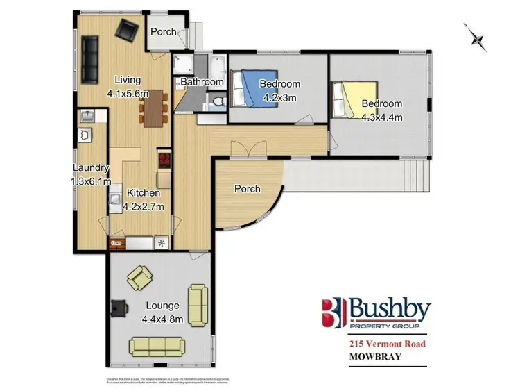 Floorplan of Homely house listing, 215 Vermont Road, Mowbray TAS 7248